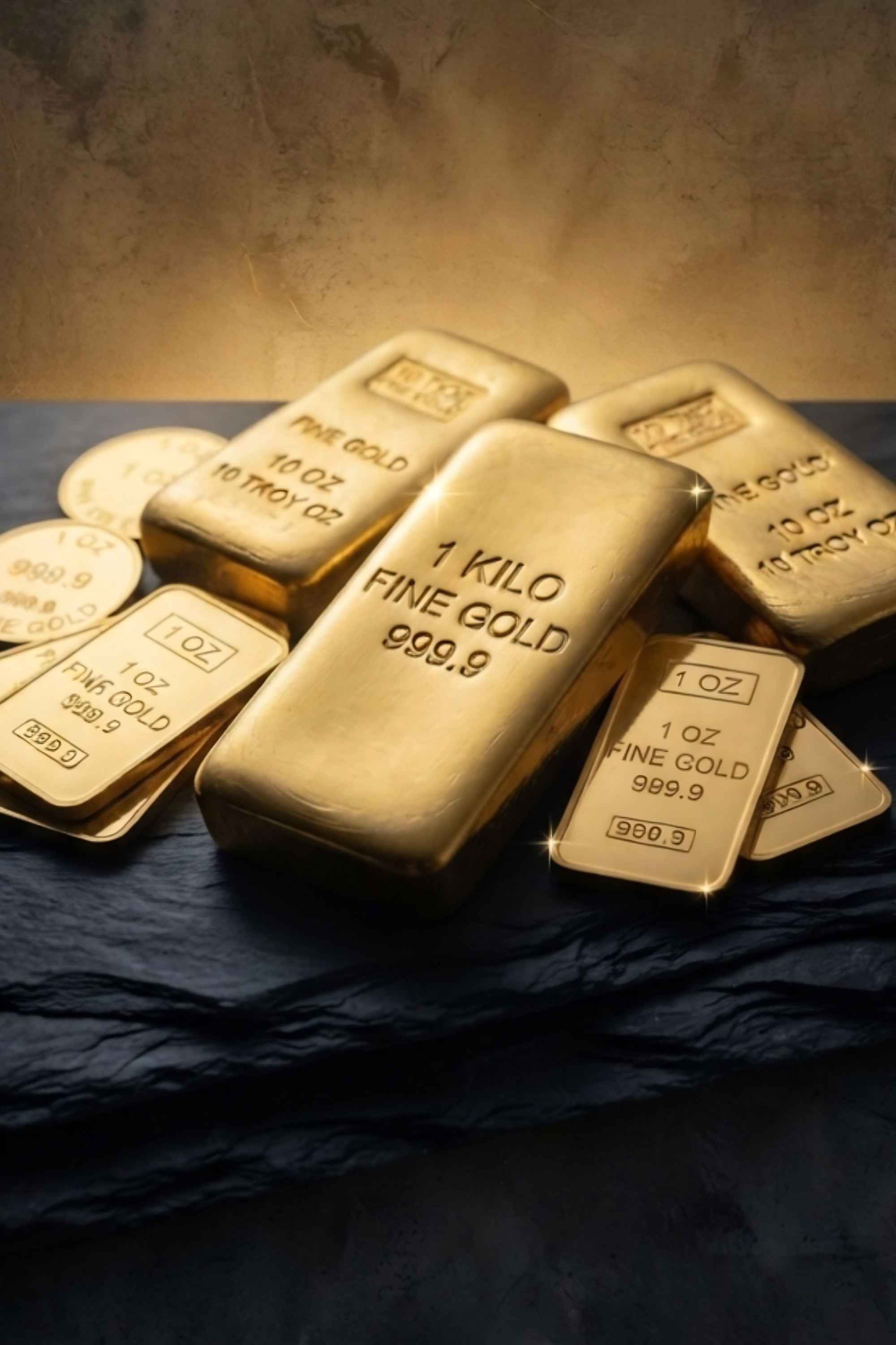 Gold bullion bars