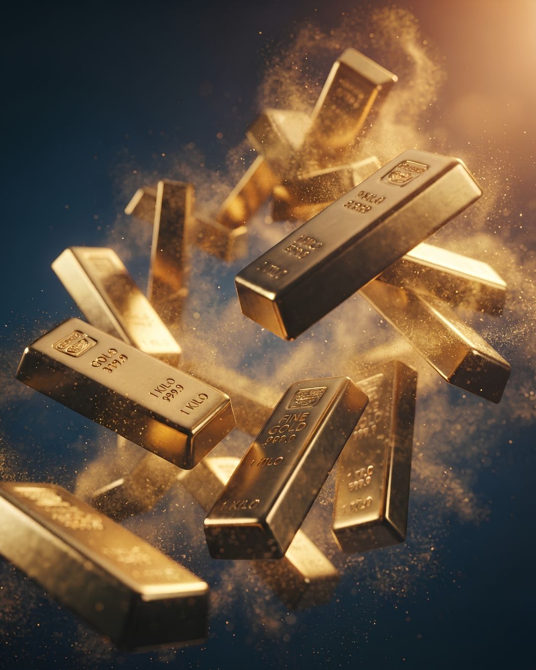 Gold and precious metal bars handled by Synergy Diagold FZCO